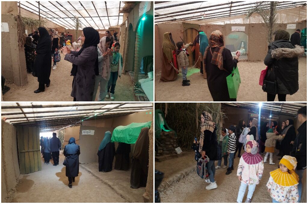 اعضای مرکز شماره یک کانون پارسآباد از نمایشگاه یاس کبود دیدن کردند