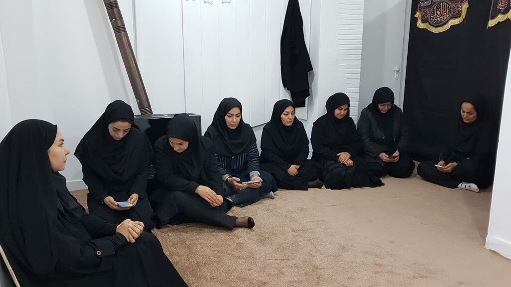 مراسم معنوی حضرت فاطمه (س) در ادارهکل کانون کرمانشاه