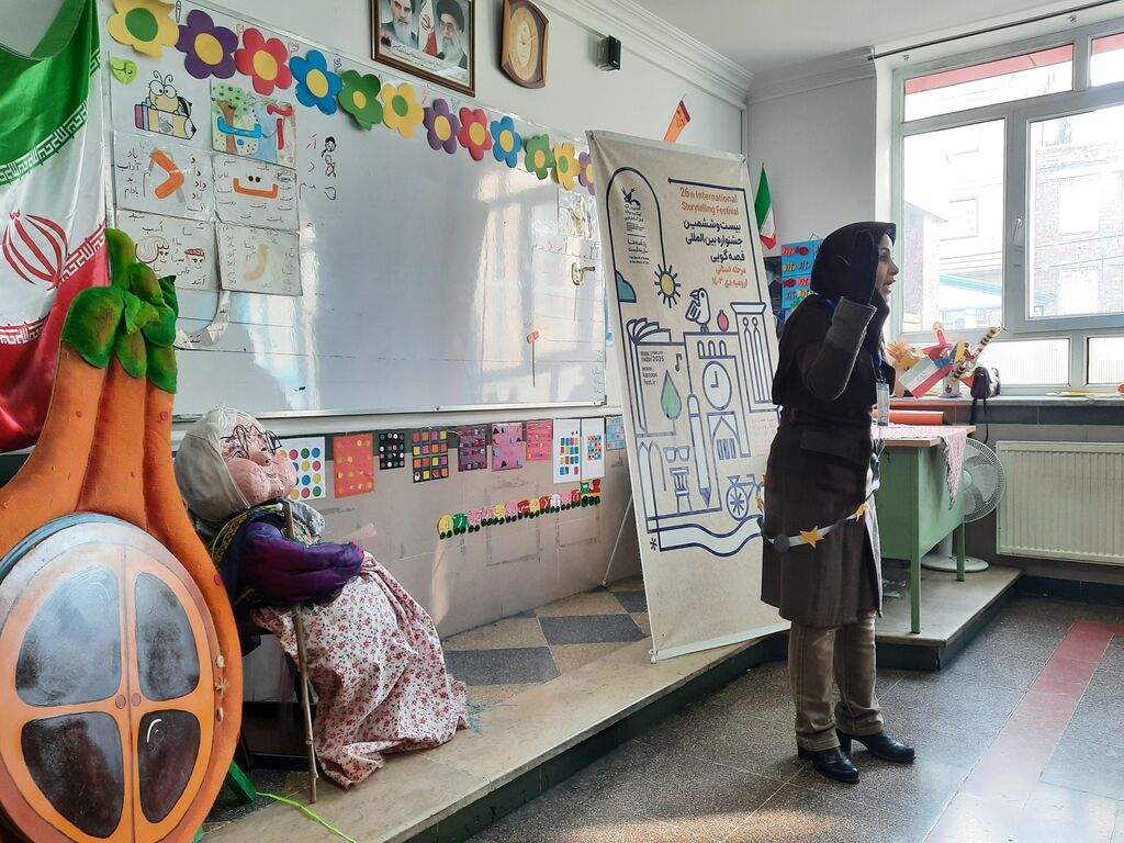 صدای پای قصه گو ها در مدارس ارومیه