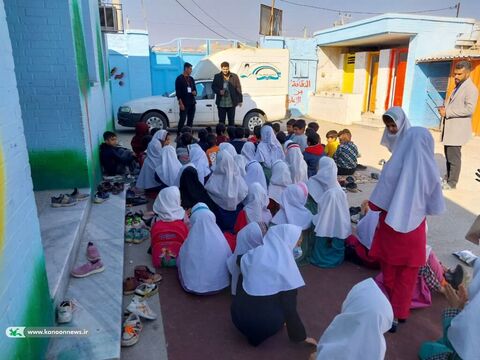 حضور قصه گویان جشنواره قصه گویی در مناطق محروم اهواز