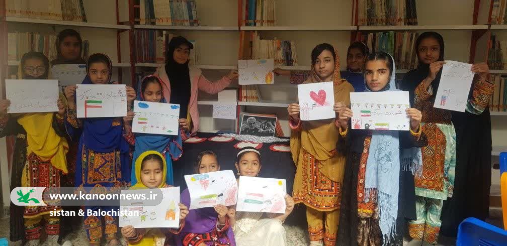 پنجمین سالگرد شهادت حاج قاسم سلیمانی در مراکز فرهنگیهنری کانون پرورش فکری سیستان و بلوچستان