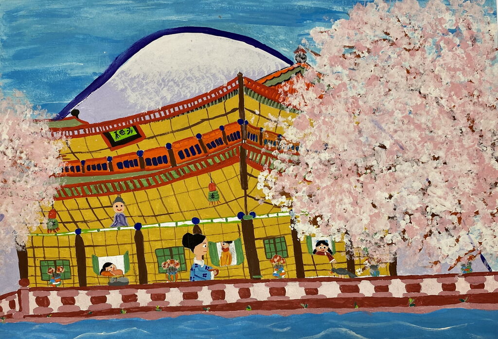 حدیث سلیمی 11 ساله از مرکز شماره 5 کانون اردبیل Thirteen Iranian Children and Adolescents Shined in China International Painting Competition