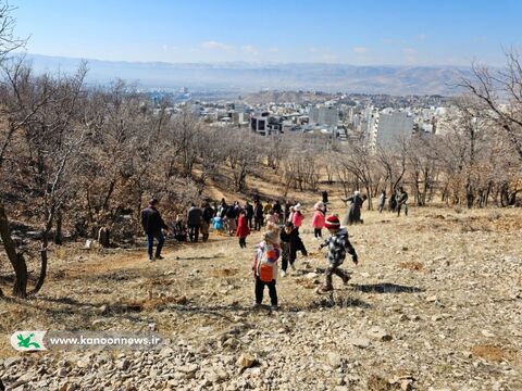 کودکان و پدران یاسوجی درخت کاشتند