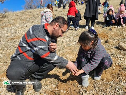 کودکان و پدران یاسوجی درخت کاشتند