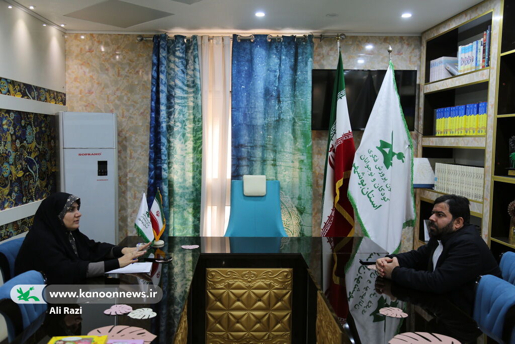 مدیرکل کانون استان بوشهر با مسئول جمعیت امام حسن(ع) دیدارکرد مدیرکل کانون استان بوشهر با مسئول جمعیت امام حسن(ع) دیدارکرد