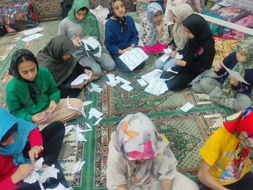 فعالیتهای مرکز تایباد برای کودکان و نوجوانان معتکف