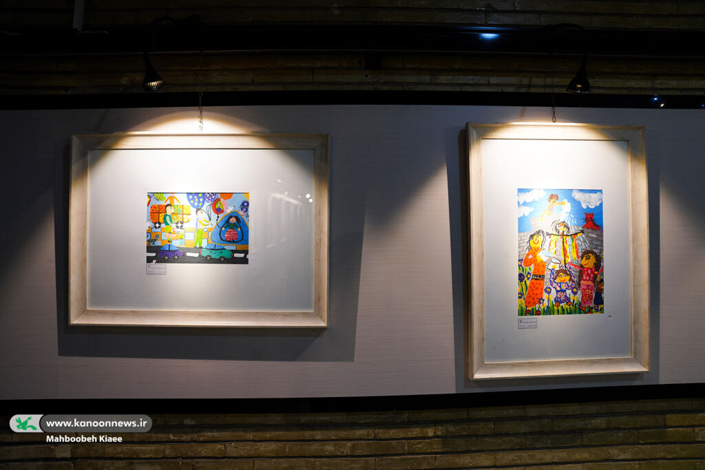 نمایشگاه نقاشیهای کودکان و نوجوانان با موضوع بازی دیدنی شد