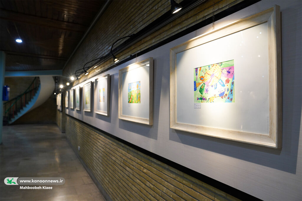 نمایشگاه نقاشیهای کودکان و نوجوانان با موضوع بازی دیدنی شد