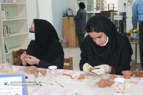 «دوره آموزشی سفالگری» ویژه مربیان کانون خوزستان