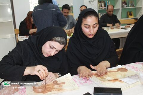 «دوره آموزشی سفالگری» ویژه مربیان کانون خوزستان