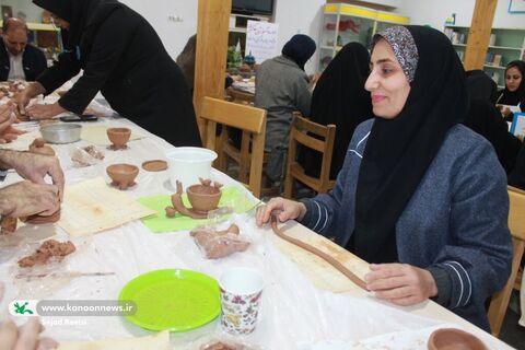 «دوره آموزشی سفالگری» ویژه مربیان کانون خوزستان