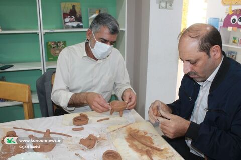 «دوره آموزشی سفالگری» ویژه مربیان کانون خوزستان