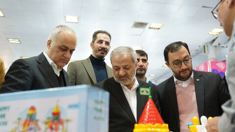بازدید علیرضا کاظمی وزیر آموزش و پرورش از نهمین جشنواره ملی اسباببازی