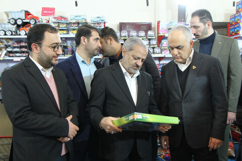 بازدید علیرضا کاظمی وزیر آموزش و پرورش از نهمین جشنواره ملی اسباببازی
