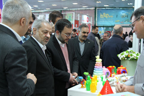 بازدید علیرضا کاظمی وزیر آموزش و پرورش از نهمین جشنواره ملی اسباببازی
