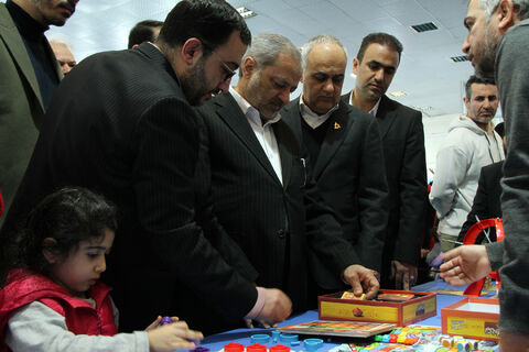 بازدید علیرضا کاظمی وزیر آموزش و پرورش از نهمین جشنواره ملی اسباببازی