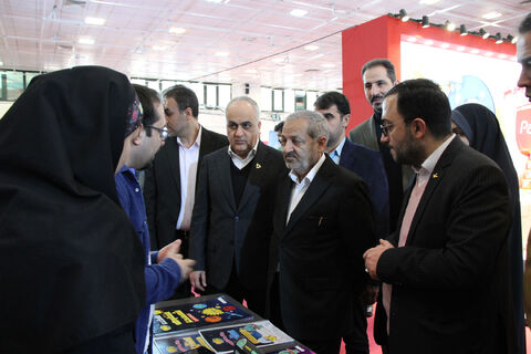 بازدید علیرضا کاظمی وزیر آموزش و پرورش از نهمین جشنواره ملی اسباببازی