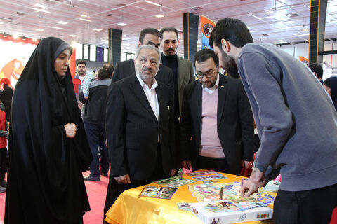 بازدید علیرضا کاظمی وزیر آموزش و پرورش از نهمین جشنواره ملی اسباببازی
