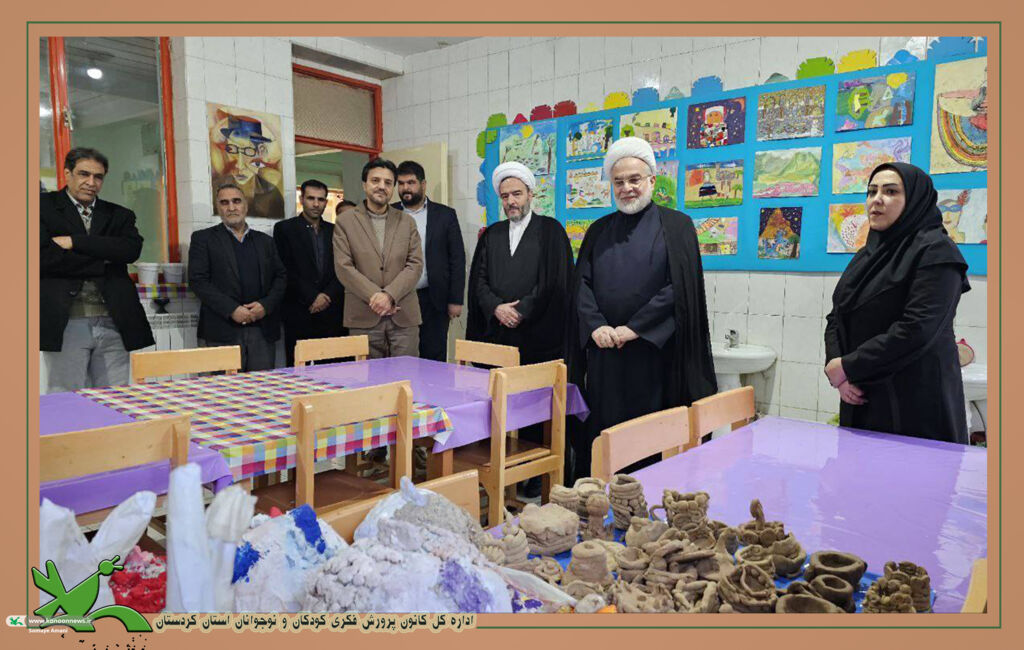بازدید نماینده ولیفقیه و هیئت همراه از کانون پرورش فکری کودکان و نوجوانان بیجار
