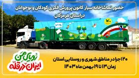  بیش از ۸۵۰ کودک، نوجوان و بزرگسال میهمان جشن های انقلاب شدند