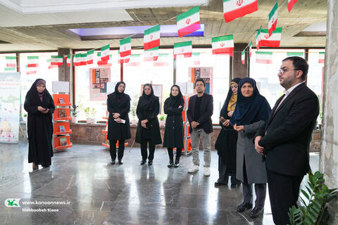آیین گشایش نمایشگاه «اقتباس ادبی» در کتابخانه مرجع کانون