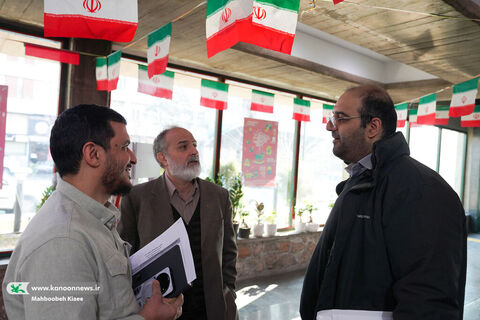آیین گشایش نمایشگاه «اقتباس ادبی» در کتابخانه مرجع کانون