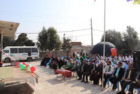 شادی و نشاط سهم کودکان روستای حسین‌آباد ملک گرگان در دهه فجر