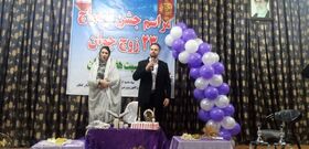 جشن ازدواج ۲۳‌ زوج و عضو پیشین کنگاوری