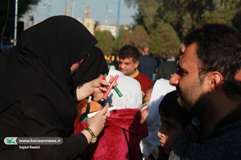 ایستگاه کودک و نوجوان کانون پرورش فکری در راهپیمایی ۲۲ بهمن اهواز