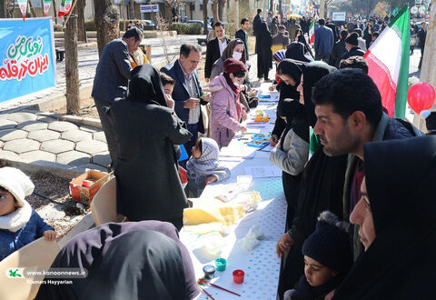 فعالیت کانون در راه‌پیمایی 22 بهمن چهارمحال و بختیاری