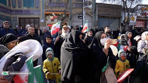 حضور کانون استان زنجان در راهپیمایی ۲۲ بهمن