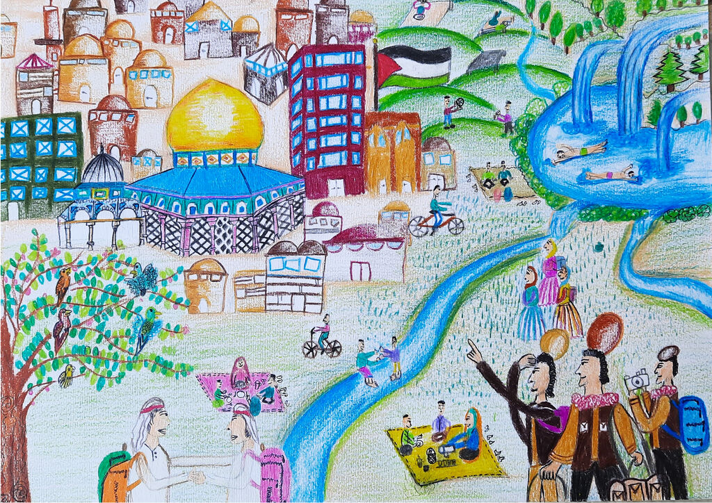 کودکان و نوجوانان کانون استانفارس در مسابقه نقاشی بینالمللی «غزه بدون جنگ» افتخارآفرین شدند