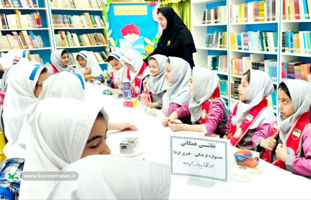 نقاشی همگانی پرسش مهر رئیس جمهور با شعار با عنوان «وفاق ملی»