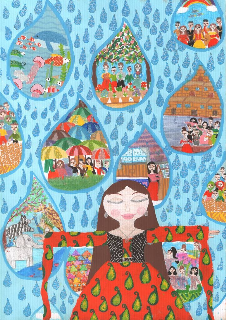 درخشش اعضای مراکز کانون آذربایجان غربی در جشنواره ی بین المللی نقاشی