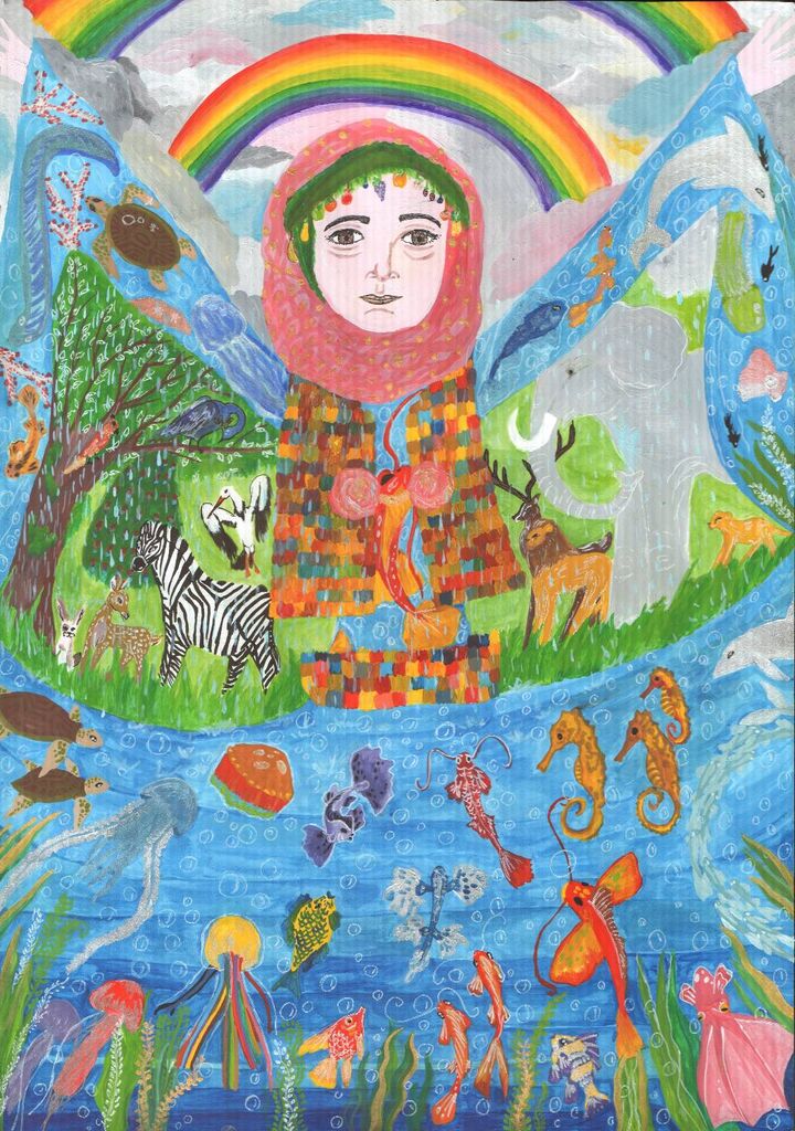 درخشش اعضای مراکز کانون آذربایجان غربی در جشنواره ی بین المللی نقاشی