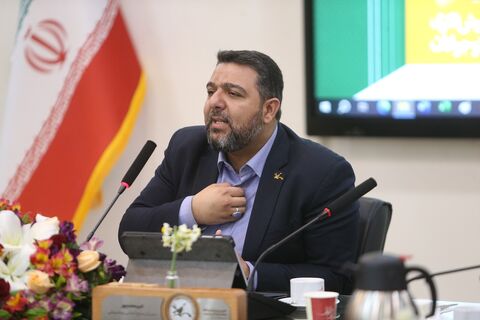 امیر محمدپور مدیر کل منابع انسانی کانون در گردهمآیی مدیران کل کانون پرورش فکری کودکان و نوجوانان