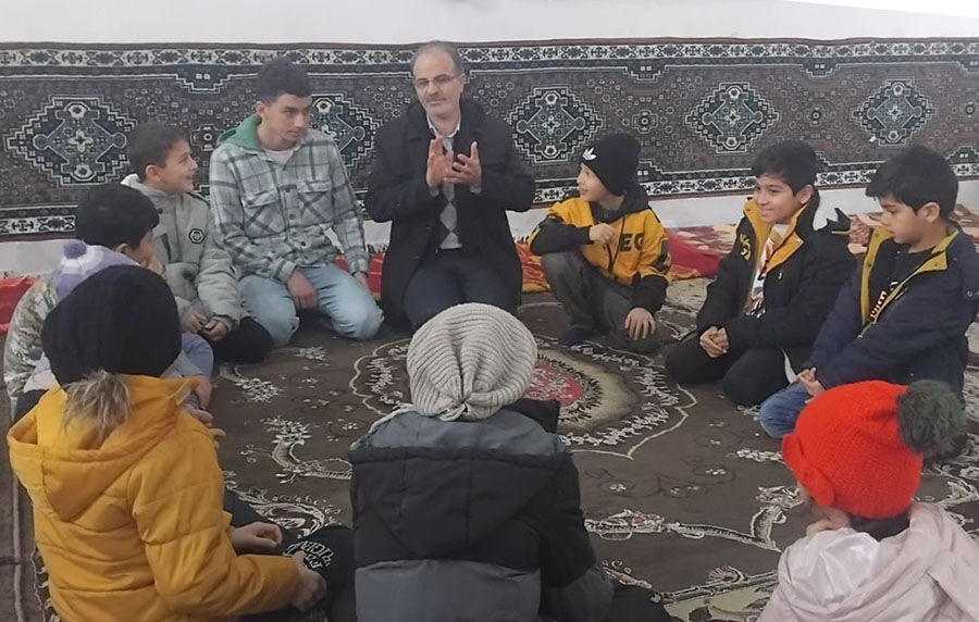 نخستین قرار رمضانی اعضای کانون جعفرآباد در استقبال از ماه رحمت الهی