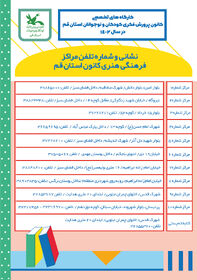 آدرس مراکز کانون استان قم و نحوه‌ی ثبت‌نام