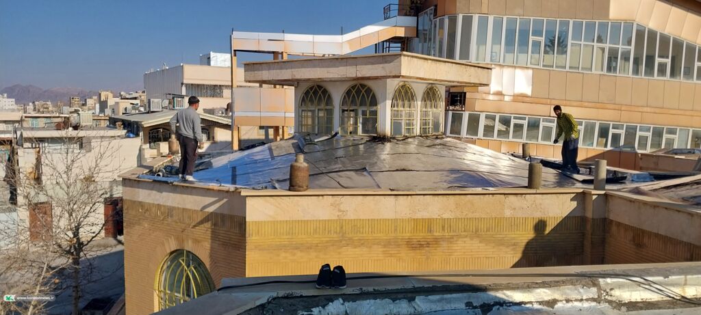 عایقبندی سقف مراکز کانون خرمآباد تهیه بیش از ۱۰۰۰ متر ایزوگام برای عایقبندی سقف مراکز کانون خرمآباد