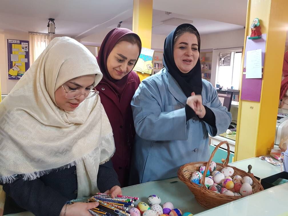 تخممرغهای رنگی در مرکز ۲۴ به استقبال بهار رفتند