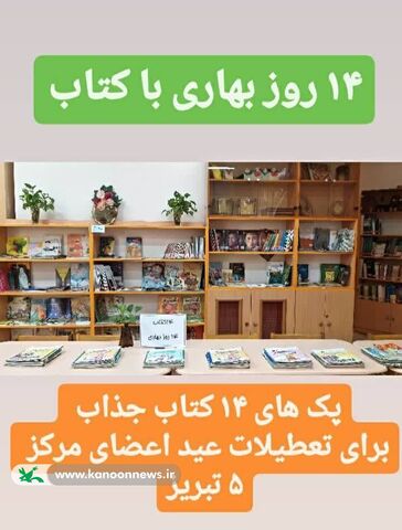 اجرای طرح۱۴ کناب، ۱۴ روز بهاری در مراکز کانون‌ آذربایجان شرقی