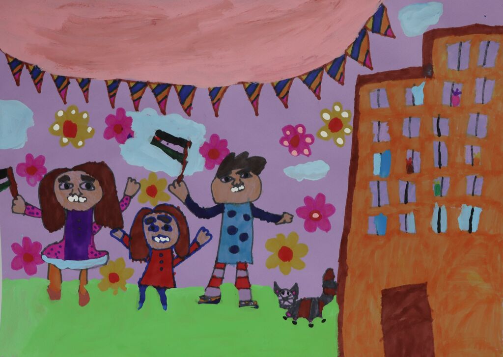 افتخارآفرنی اعضای کانون استان تهران در مسابقه نقاشی غزه بدون جنگ