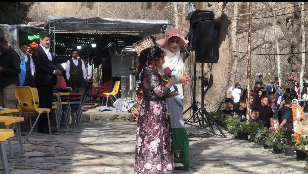 اولین نوروزگاه در سراب تاریخی دربند صحنه با همکاری مرکز شماره ۱