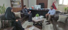 دیدار مدیرکل کانون قزوین با فرماندارشهرستان بویین زهرا