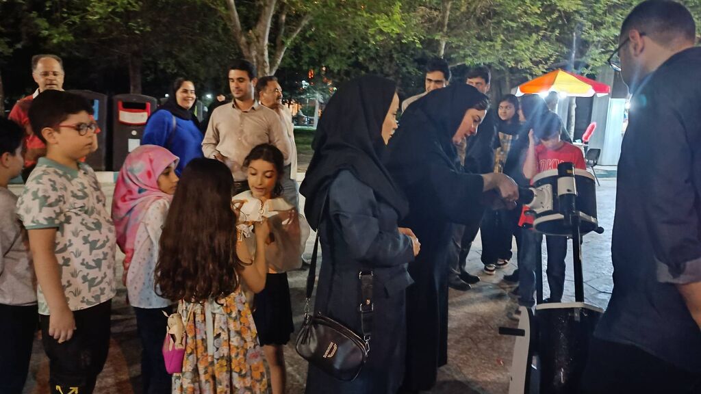 رصد شبانه ماه و مشتری در بابل رصد شبانه ماه و مشتری در بابل