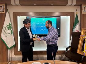 آیین تکریم معاون اداری، مالی کانون استان خراسان رضوی
