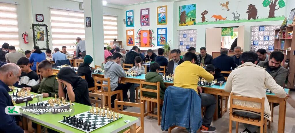 رقابت شطرنجبازان علیآبادی در کانون پرورش فکری