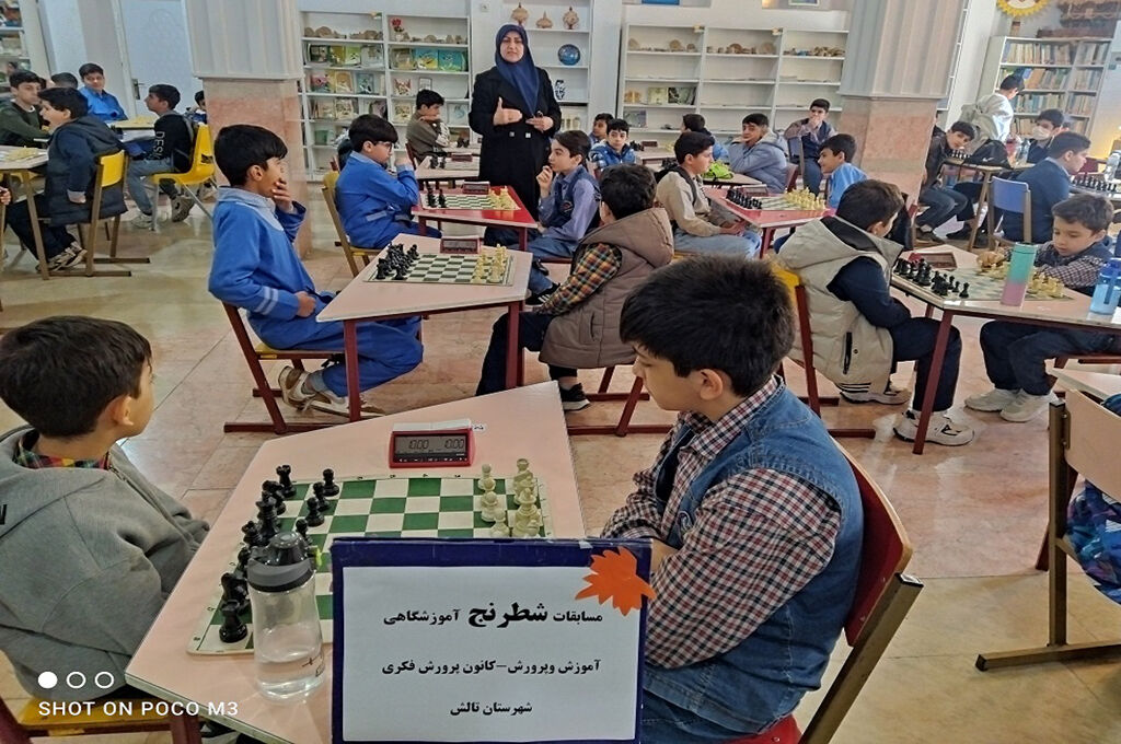 میزبانی کانونتالش از مسابقههای شطرنج دانشآموزی شهرستان/ 70 شطرنجباز بهرقابتپرداختند