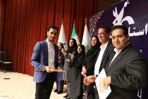 قدردانی از همکاران.سمنان