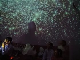 چتر آسمان‌نمای دیجیتال در آسمان مراوه‌تپه باز شد